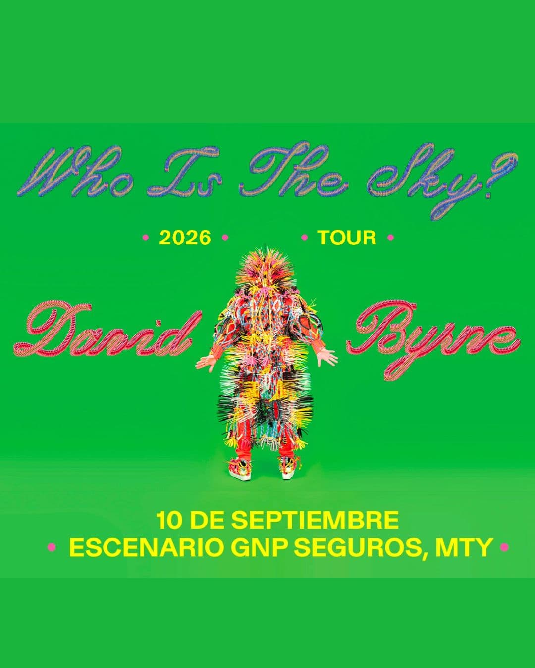 Concierto David Byrne en Monterrey
