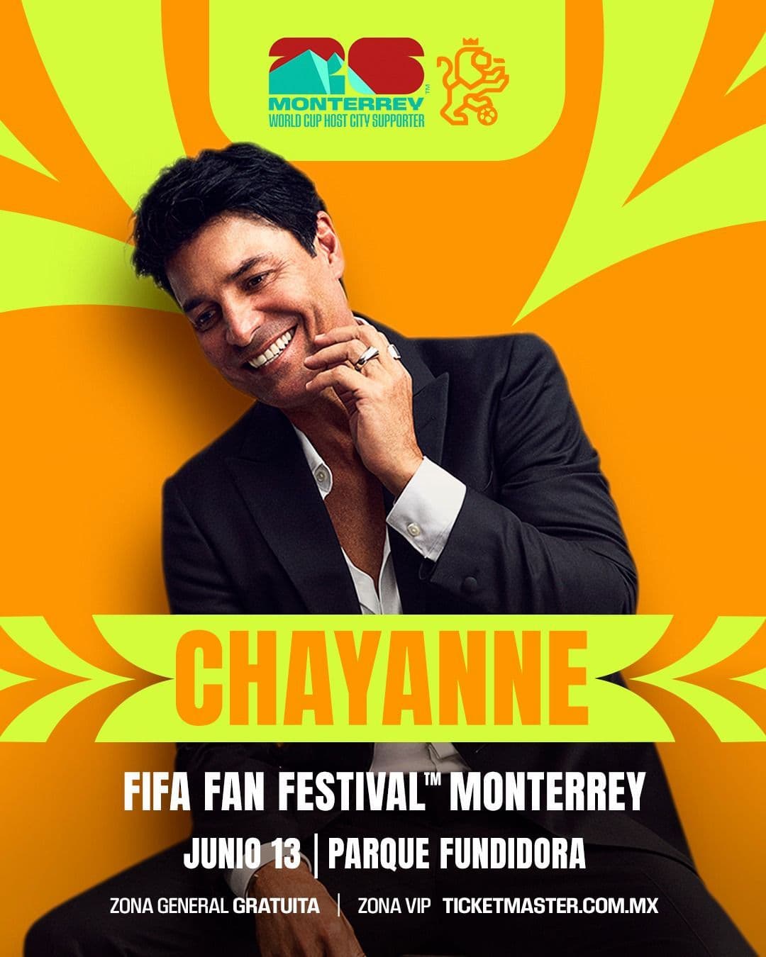 Concierto de Chayanne en Parque Fundidora