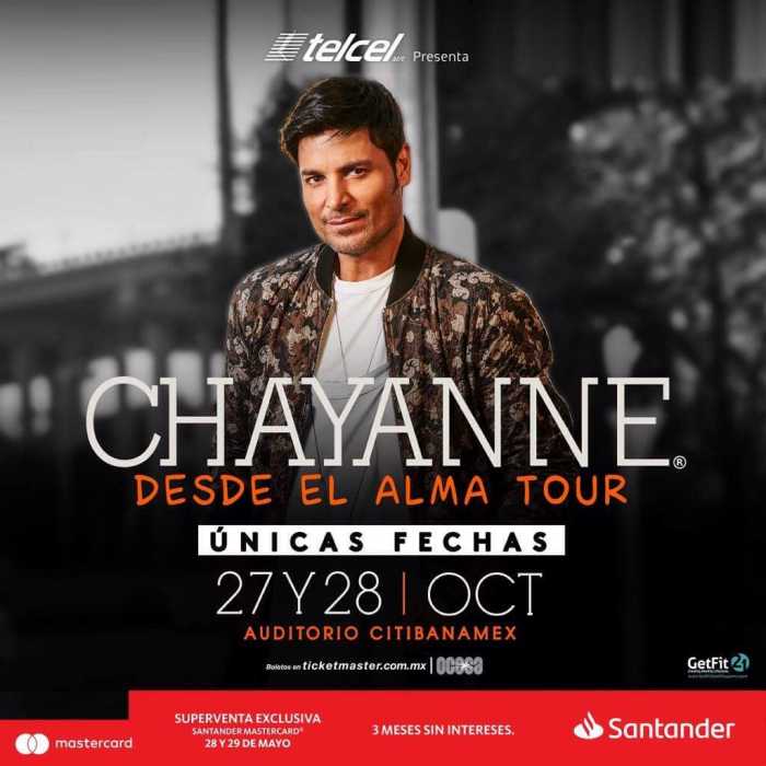 chayanne en auditorio citibanamex 2018