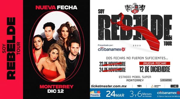 concierto de rbd en monterrey