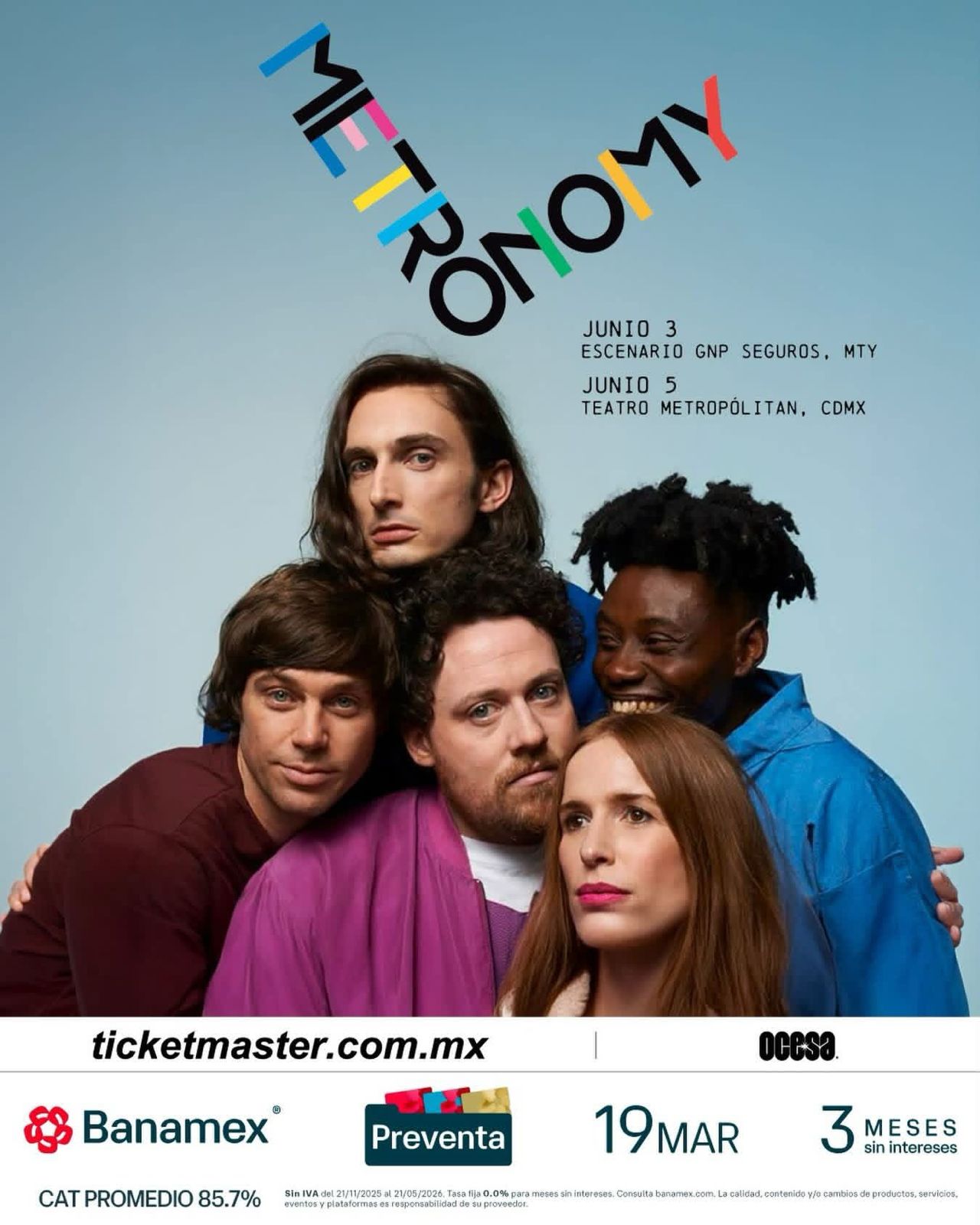 Concierto Metronomy en Monterrey
