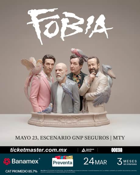 Concierto Fobia en Monterrey