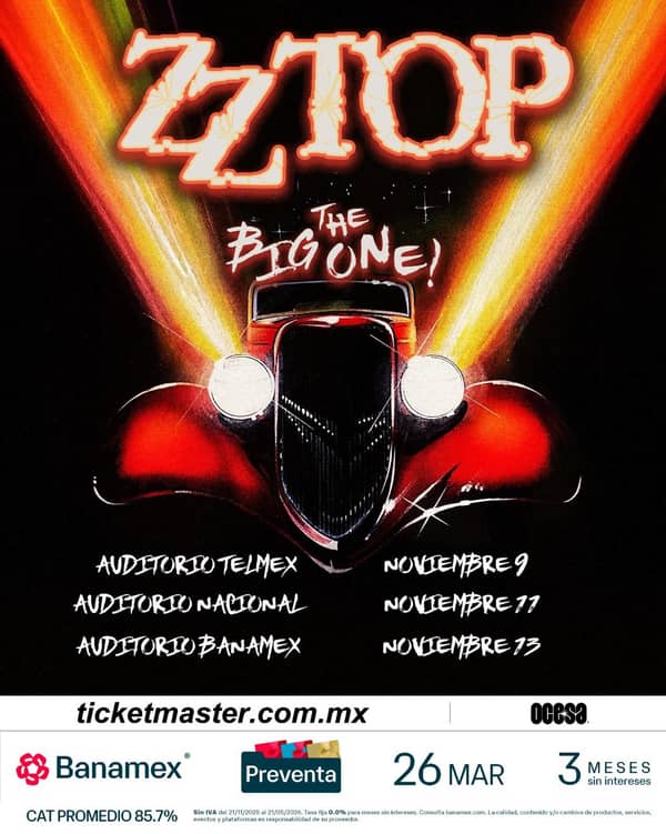 Concierto ZZ Top en Monterrey