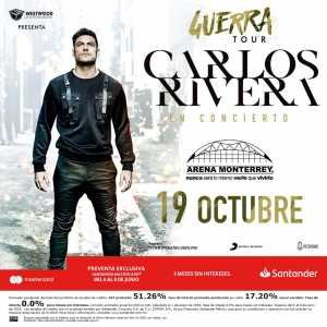 Carlos Rivera en Arena Monterrey 2018