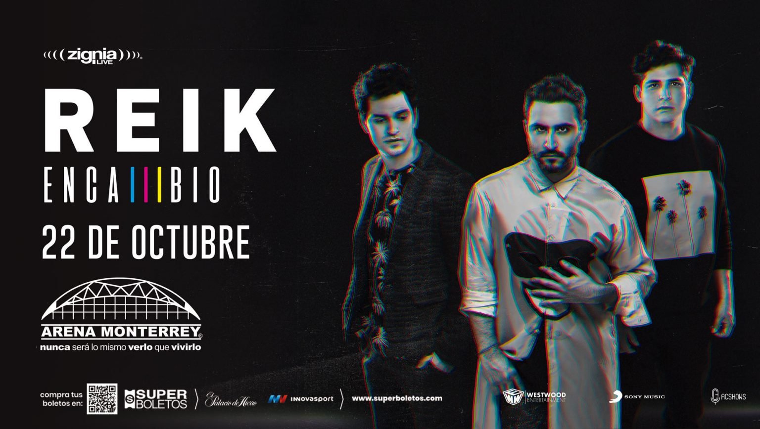 Reik regresa a la Arena Monterrey con su "En cambio tour"