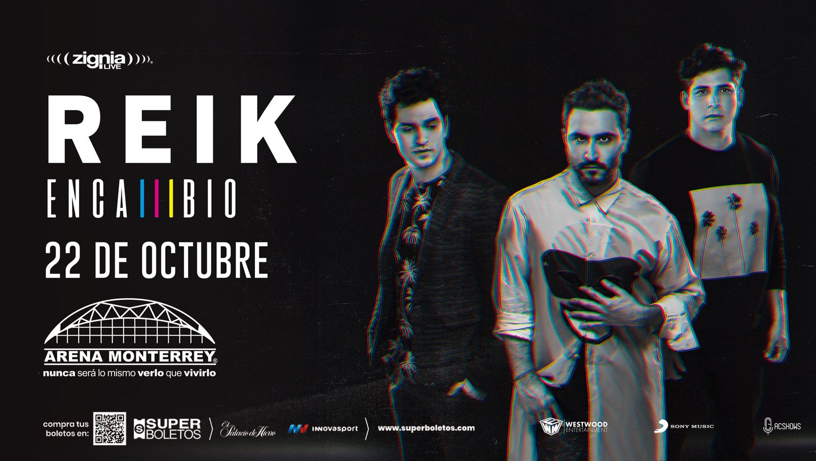 reik en monterrey 2021 arena monterrey