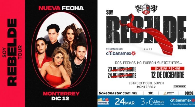 concierto de rbd en monterrey