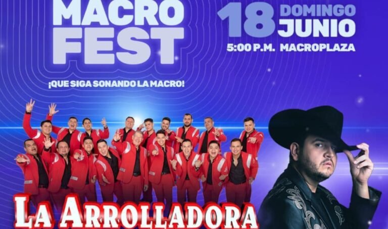 Concierto ¡Se viene un Macrofest más! La Arrolladora, Edén Muñoz y La Casetera en Monterrey