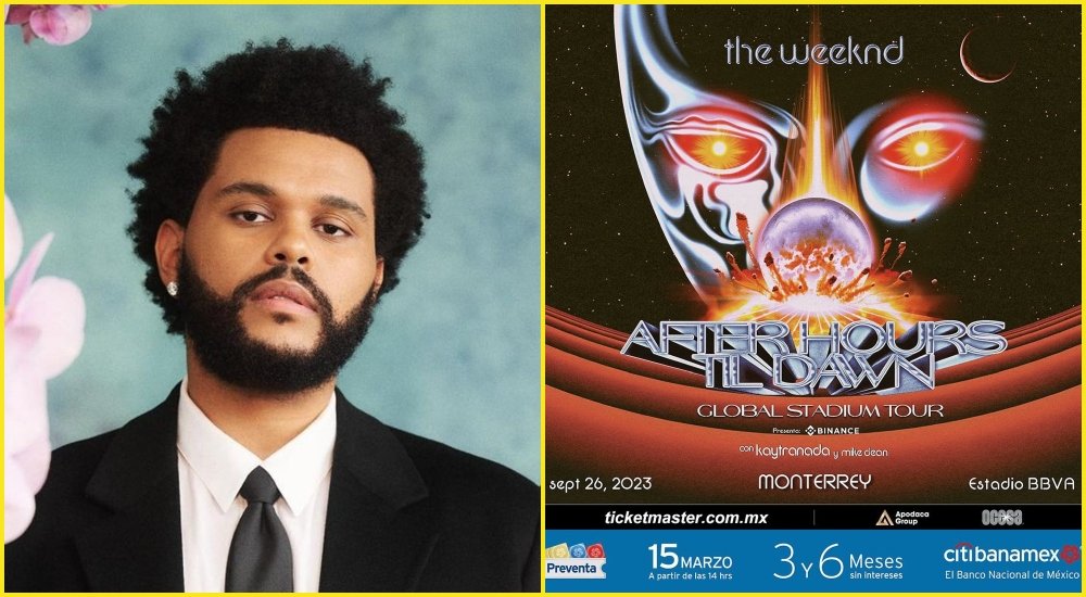 concierto de The WEeknd en monterrey