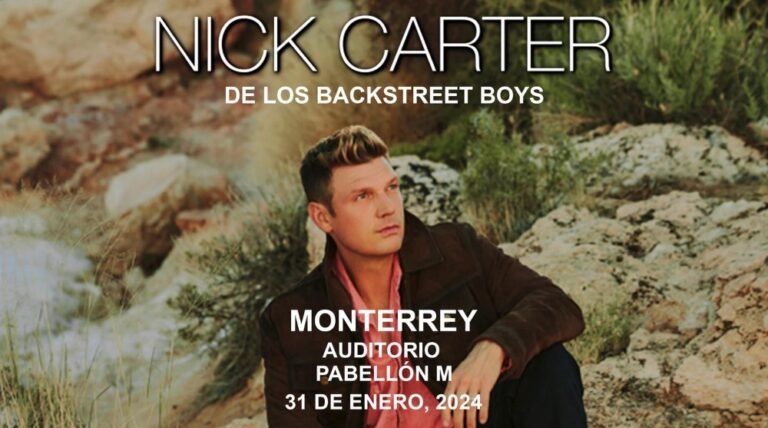 nick carter en monterrey backstreet boys pabellon m