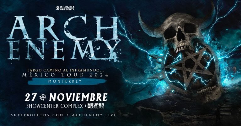 Concierto Arch Enemy regresará a Monterrey en Monterrey