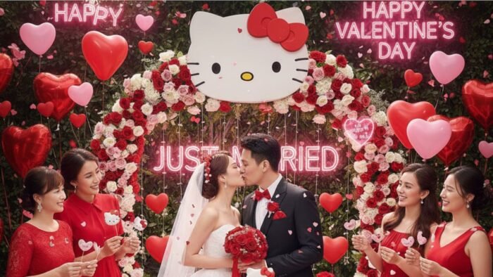 Descubre cómo celebrar un San Valentín único con una boda temática en el Kitty Fest Kawaii 2026.