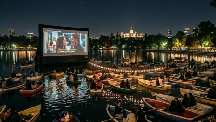 Disfruta del cine al aire libre en el Lago de Chapultepec. Conoce cómo y cuándo asistir gratis al evento Ambulancha 2026.