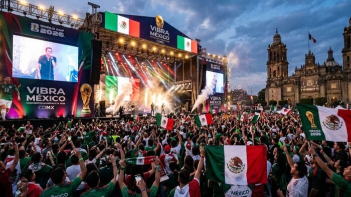 Descubre cómo Alejandro Fernández y Carín León animarán el Mundial 2026 con el evento México Vibra en CDMX.